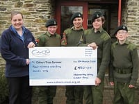 Holsworthy Cadets support Calvert Trust