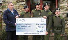 Holsworthy Cadets support Calvert Trust