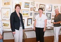 Hatherleigh held amateur watercolour exhibition ‘of professional standard’
