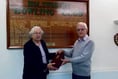 Long-serving bowls club member Dennis honoured at annual meeting