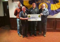 Lions donate — and receive