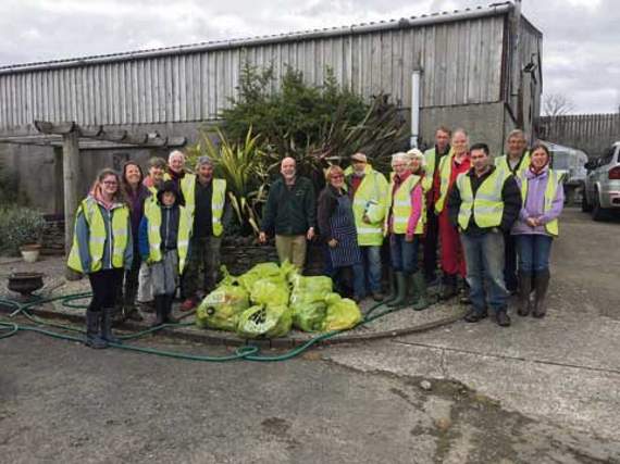 Village clean-up success