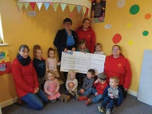 Pre-School in Halwill Junction set to benefit from fundraising from TSB Okehampton
