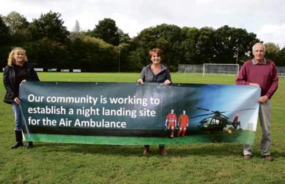 Hatherleigh night landing lights application submitted