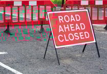 Resurfacing works being carried out following delay caused by poor weather