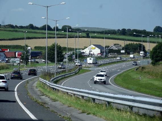 Woman dies following collision on A30 near Plusha