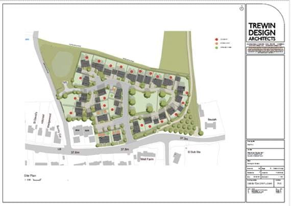 Approval for 30 homes in Poughill