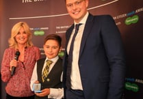 Jago, 11, receives The British Citizen Youth Award