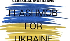 Musicians to take part in a flashmob event in Truro as a protest against the invasion of Ukraine
