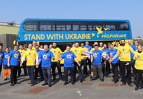 Bus operator shows support for people of war-torn Ukraine