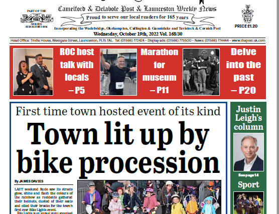 What’s inside this week’s Cornish and Devon Post?
