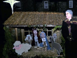 First Nativity scene at St Stephen’s