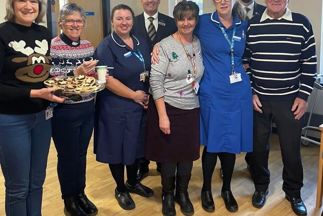 Carols enjoyed by staff and patients at Stratton Hospital