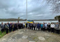 Minutes silence held one year on from Russian invasion of Ukraine