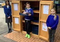 Community larder opened by pupils