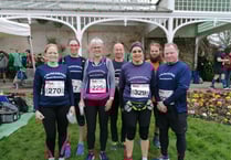 Launceston Road Runners race either side of the Tamar