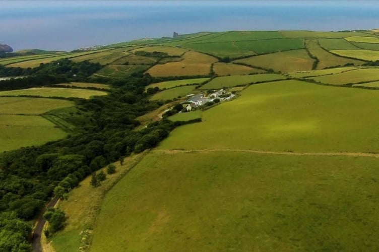 Trewinnick Farm, near Tintagel, which the owners would like to rejuvenate and create a new tourism retreat