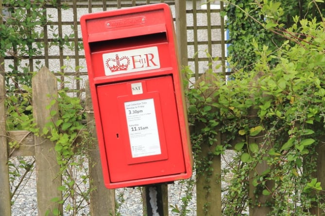The new postbox in Commonmoor