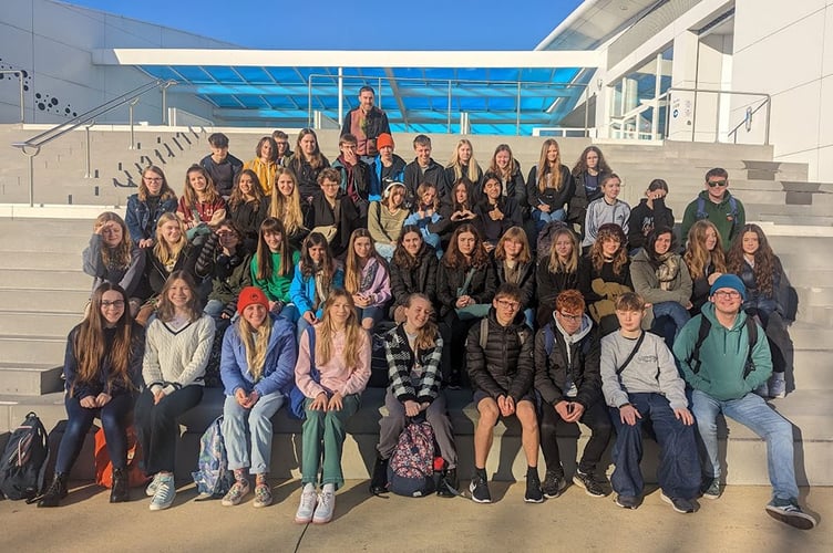 Budehaven school on a school trip in France