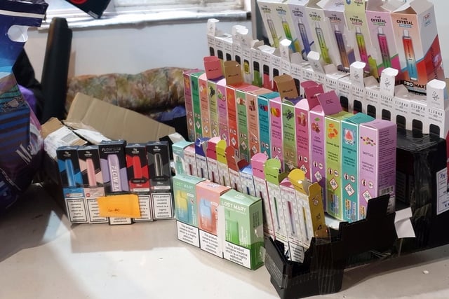 Crackdown on vape and gambling shops