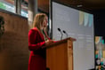 The head of Spaceport Cornwall has announced her departure