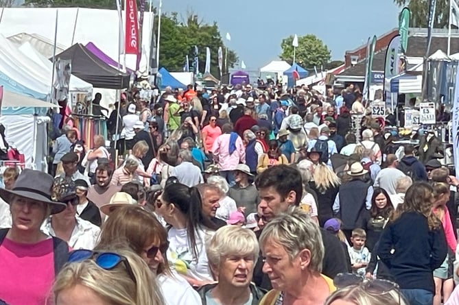 Huge crowds attended this year's Devon County Show.  AQ 9330