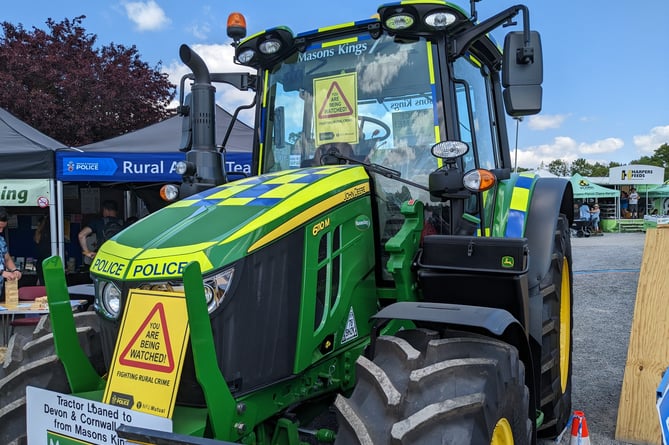 Devon and Cornwall Police's new tractor