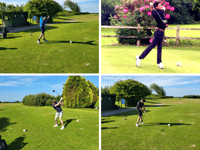 Four Camelford friends take on giant golfing challenge