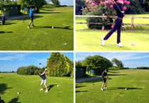 Four Camelford friends take on giant golfing challenge