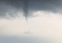 Funnel clouds spotted forming in the skies over Tintagel 