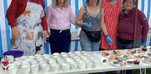 St Gennys Show blooms with produce