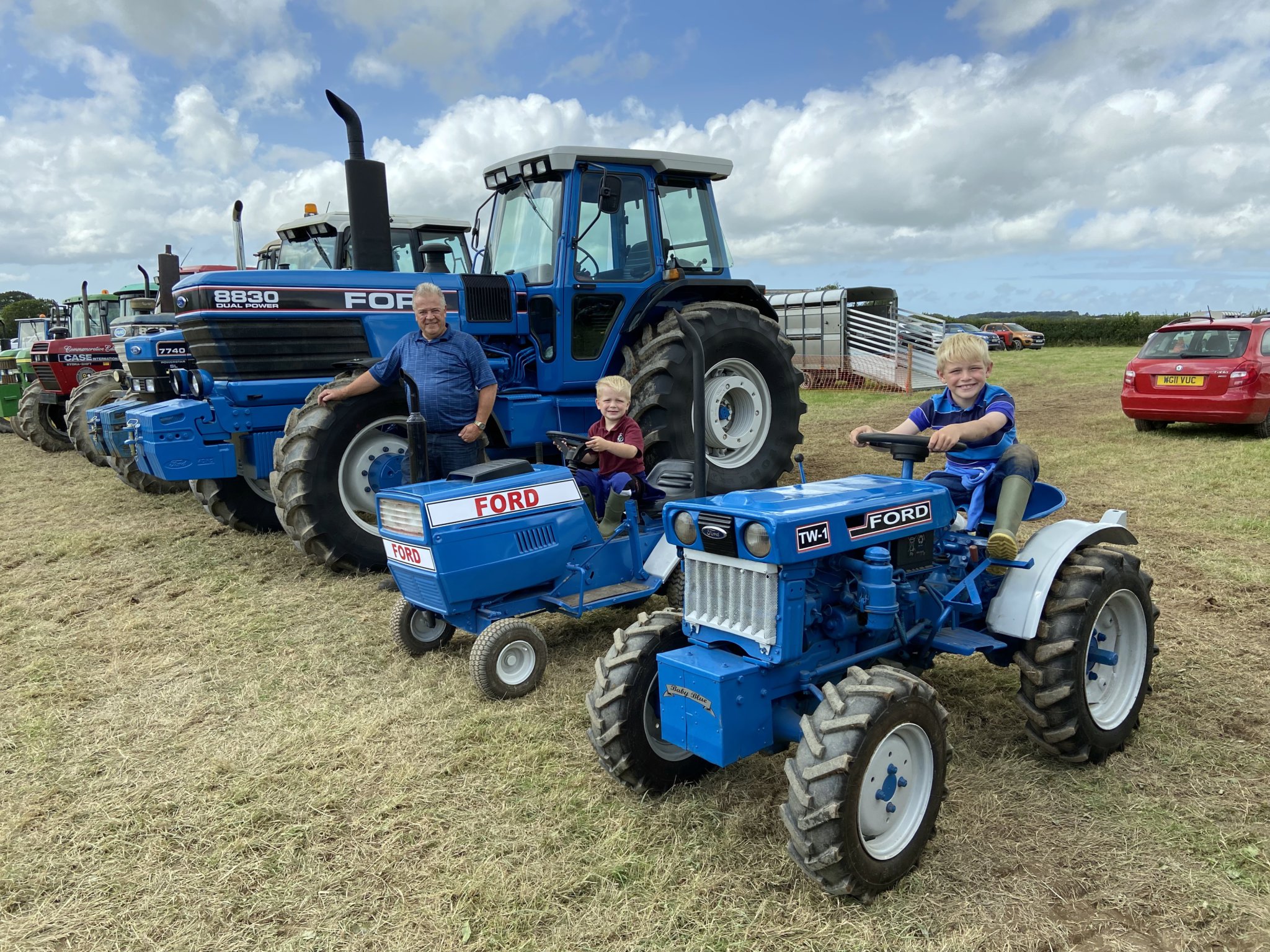 Ashwater Show: Following in their grandfather’s tractor tyres