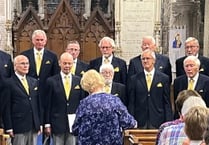 Tamar Valley Male Voice Choir perform in Lifton