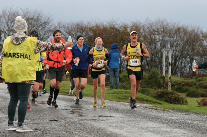 Marshals at the Cornish Marathon