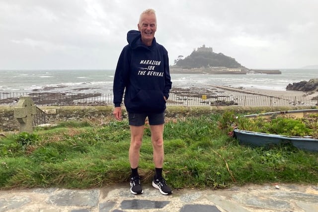 Ian Grimes at the Marazion 10k.