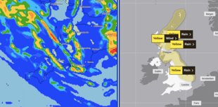 Cornwall set for heavy rain while UK hit by Storm Babet