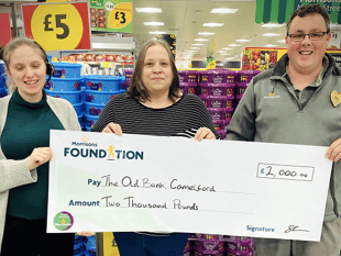 Thousands donated to Old Bank to support local families