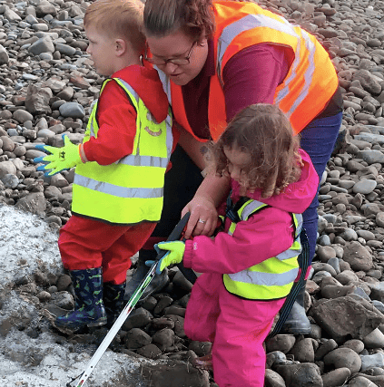 Bude students do their bit with beach litter-pick