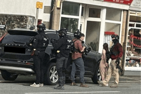 Armed Police in Bude