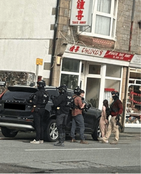 Armed Police in Bude
