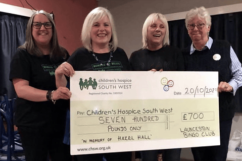 Pictured are Chrissie and Ann-Marie with Golda Heywood and Kathleen Dymond