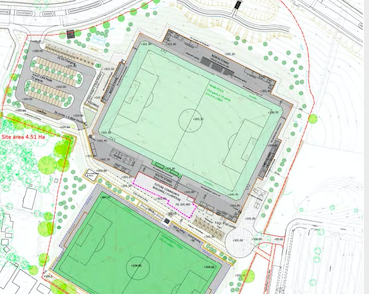 Plans for the two new pitches, including a 3,000-capacity FA-compliant football pitch, at the former Stadium for Cornwall site, which would now be known as Truro