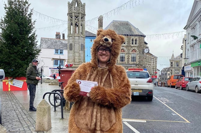 Have you spotted the bear in Launceston today?