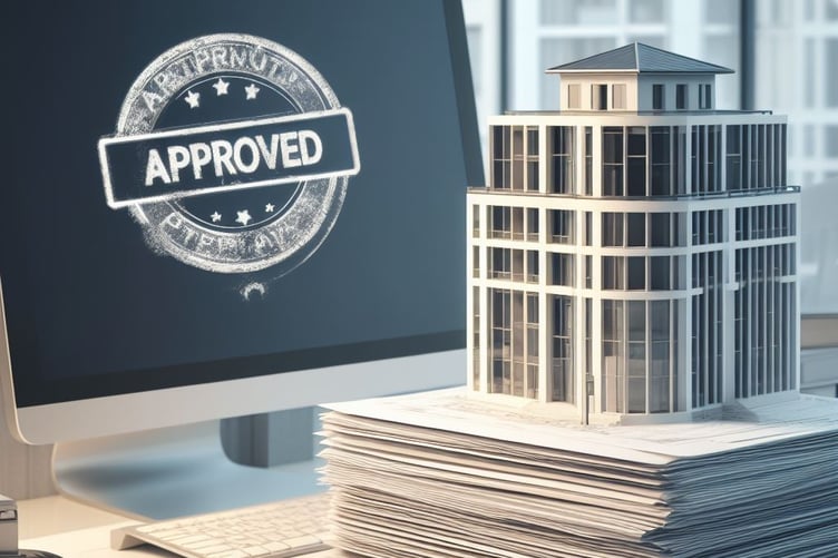 Bing Ai image of a hose application which has been approved