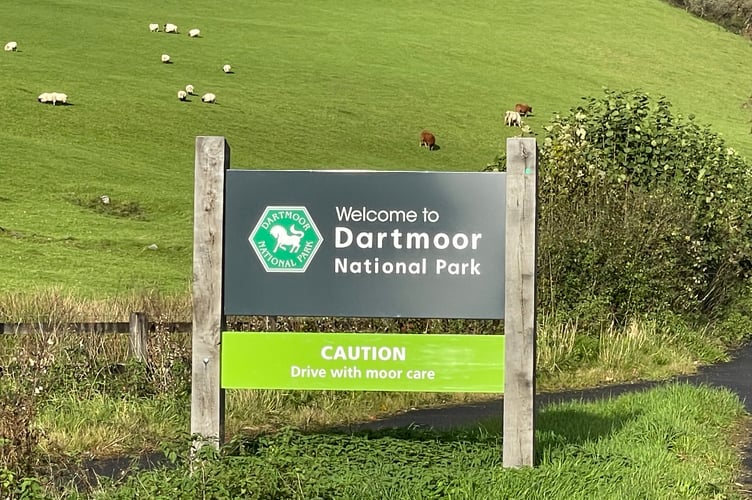 Dartmoor sign. AQ 9672