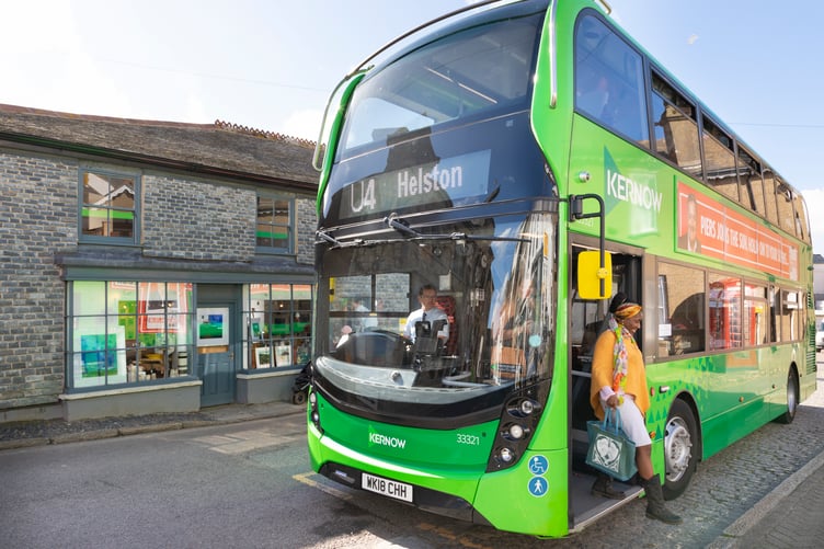 A First Kernow bus in Helston