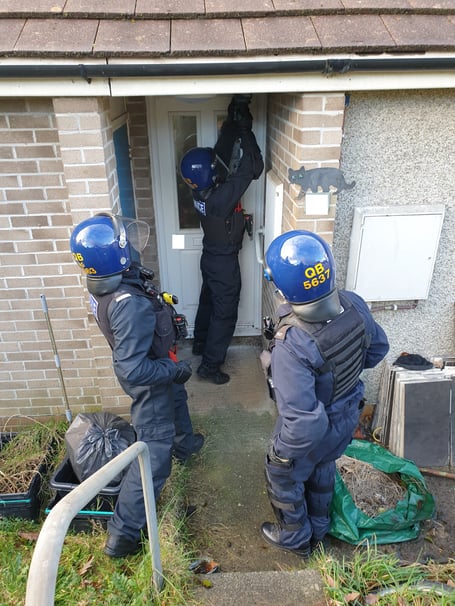 Search warrant in Bude