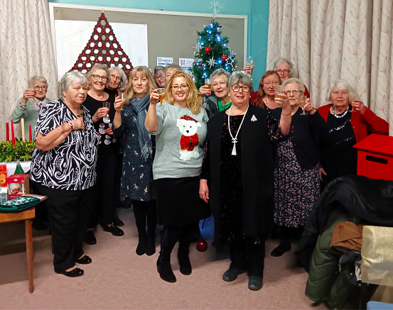 Werrington Ladies Circle get dressed up for 'Christmas Tea'