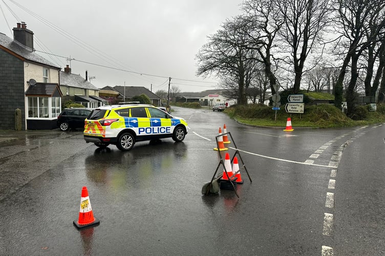 Suspected illegal rave in Camelford