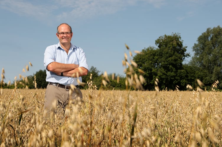 Tom Bradshaw, NFU Vice President, on his farm in Essex, United Kingdom.
Credit: Adam Fradgley / NFU
11/08/2021